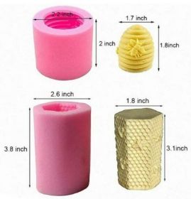 3D Beehive Candle sillicone mold