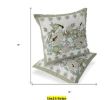 Bee Set of Two 16" X 16" Blown Seam Indoor Outdoor Throw Pillow