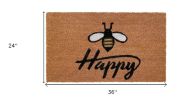 Bee Happy Doormat - 24x36 -  Calloway Mills