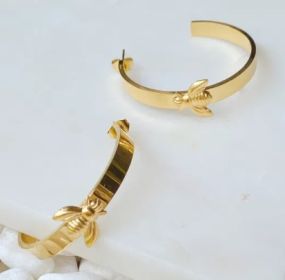 Bee Lovely Hoop Earrings