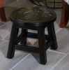 Carved Wooden Queen Bee Step Stool