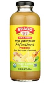 Bragg - Apple Cider Vinegar Honey Ginger Lemon Refresh - Case Of 12-16 fz