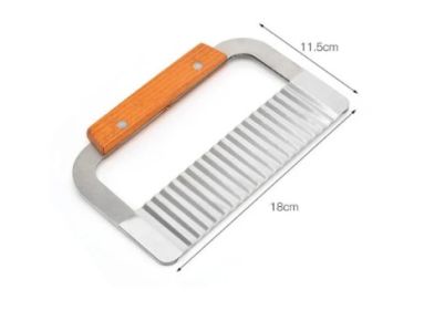 Wide Crinkle Cutter Stainless Steel Wave Cutter Cutting