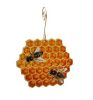 Honeybee Comb Ornament