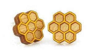 Honeycomb Stud Earrings