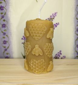 Honey Goods Pillar Beeswax Candles