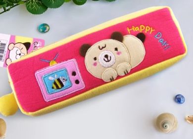 Happy Day Embroidered Carrying Case