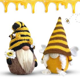 2 PCS Spring Honey Bee Gnome Spring Decorations for Bee Day Party