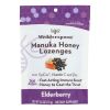 Wedderspoon Manuka Honey Elderberry Lozenges - Case Of 6-2.6 oz