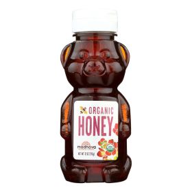 Madhava Organic Honey Bear - Case Of 6 - 12oz