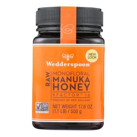 Wedderspoon Manuka Honey Kfactor 16, - Case Of 6 - 17.6 Oz