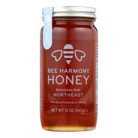 Bee Harmony Honey Regional Raw Northeast - Case Of 6-12 Oz.