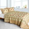 Foliflora Cotton 3PC Vermicelli-Quilted Full/Queen Set