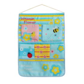 Bee & Flowers Blue - Wall Hanging Organizers