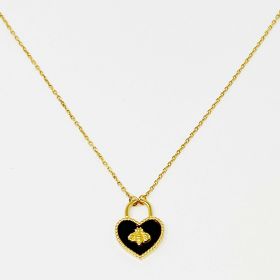 Honey Bee Heartful Necklace