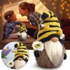 2 PCS Spring Honey Bee Gnome Spring Decorations for Bee Day Party