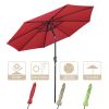 Patio Umbrella features 9ft tall, UV50+ protection to block 98% UV ray