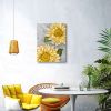 Sunflower Wall Art Decor Canvas Floral Prints Painting Framed Artwork for Home