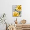 Sunflower Wall Art Decor Canvas Floral Prints Painting Framed Artwork for Home